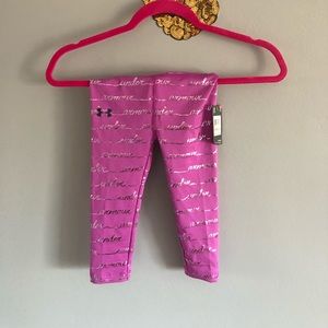NWT Under Armour Leggings 2T